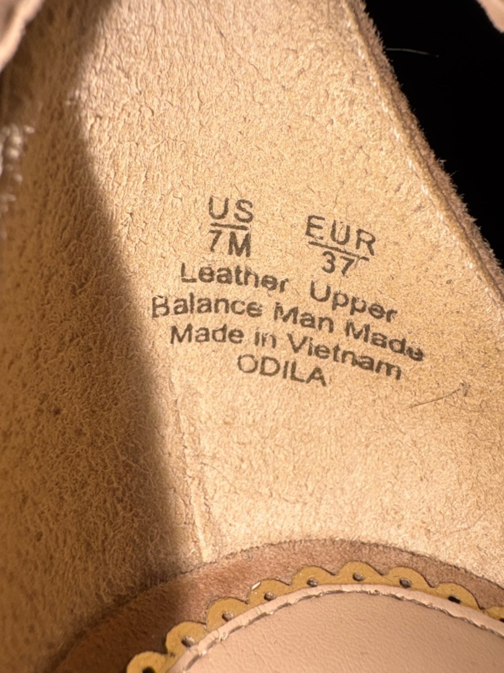 Sam Edelman Odila Camel Suede Leather Upper Block Heel Sandal Women Size 7M - Picture 7 of 12